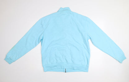 Womens UK Size L BLUE 84 Blue Basic Jacket