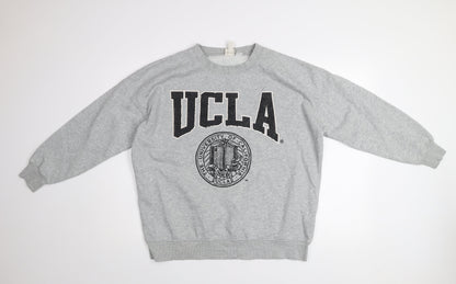 Mens UK Size S H&M Grey Pullover Sweatshirt