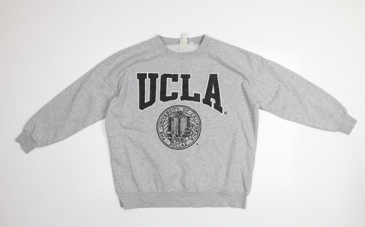 Mens UK Size S H&M Grey Pullover Sweatshirt