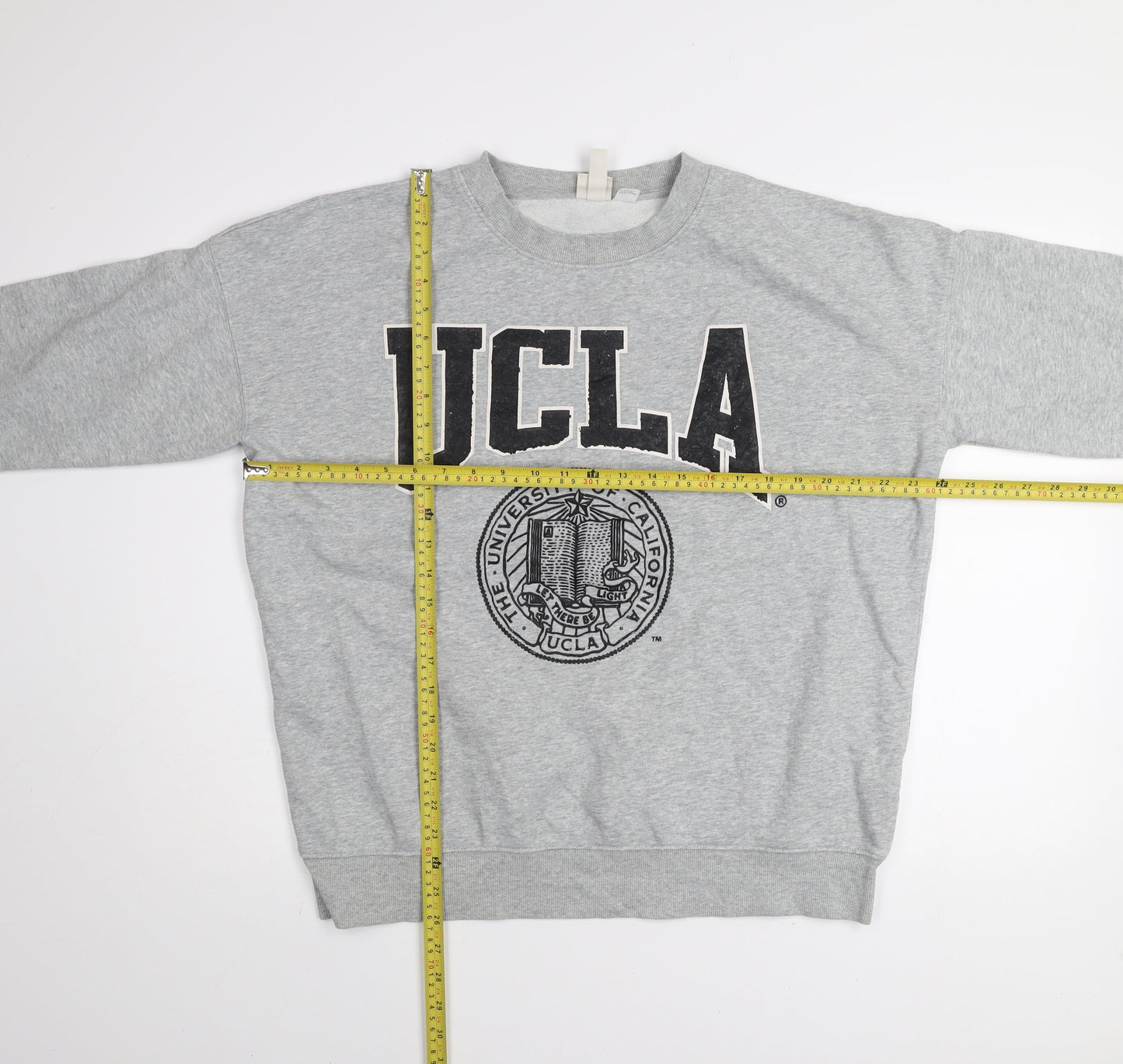 Mens UK Size S H&M Grey Pullover Sweatshirt