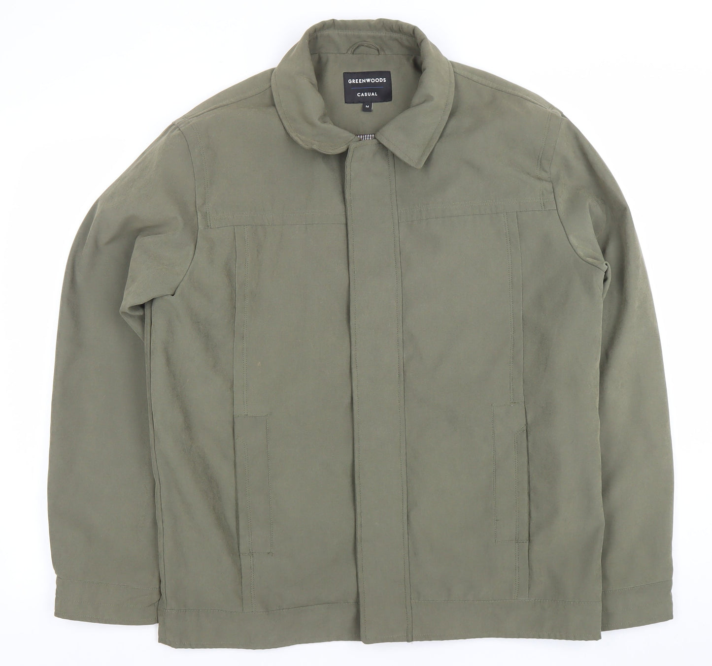 Mens UK Size M Greenwoods Green Basic Jacket