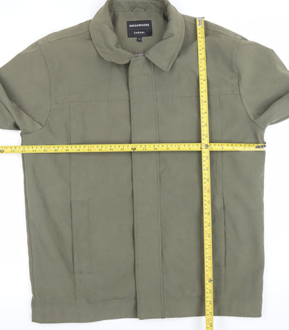 Mens UK Size M Greenwoods Green Basic Jacket