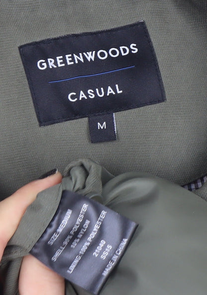 Mens UK Size M Greenwoods Green Basic Jacket
