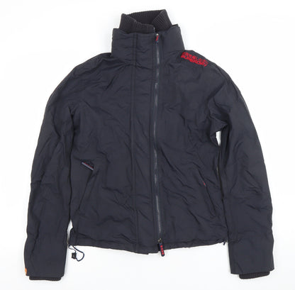 Womens UK Size L Superdry Black Basic Jacket