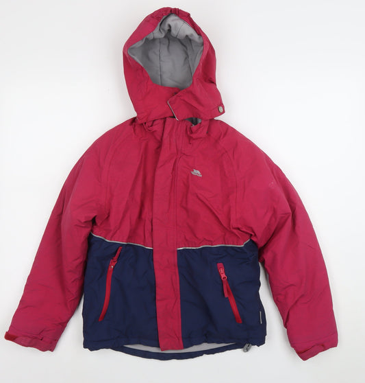 Boys UK Size 9-10 Years Trespass Multicoloured Puffer Jacket