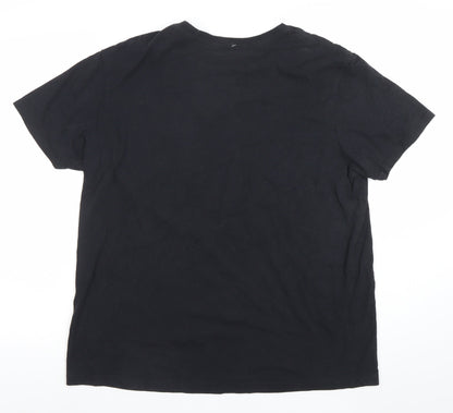 Mens UK Size L Disney Store Black  T-Shirt