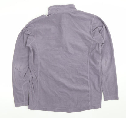 Columbia Women’s Purple 1/2 Zip Fleece Sweatshirt Size L Polyester