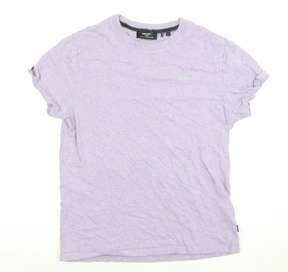 Superdry Studios Men's Lilac Organic Cotton Crew Neck T-Shirt Size L