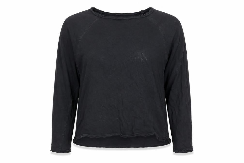 Womens UK Size S Zara Black Basic T-Shirt