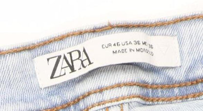 ZARA Women's Blue Light Wash Skinny Jeans Size 8