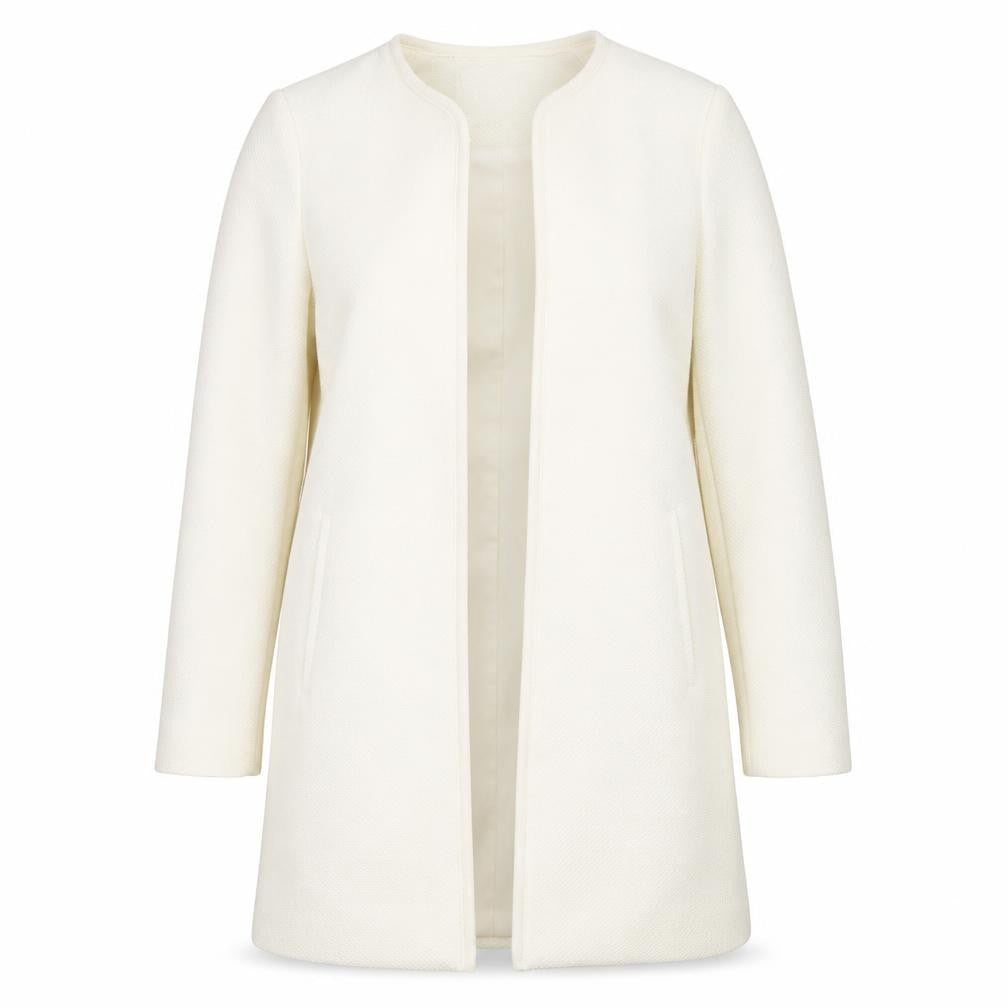 Womens UK Size 8 H&M Regular Ivory Blazer