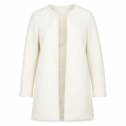 Womens UK Size 8 H&M Regular Ivory Blazer