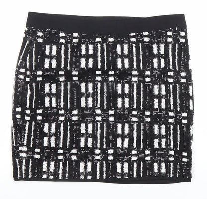 Womens UK Size 10 VERO MODA Straight & Pencil Satin Skirt