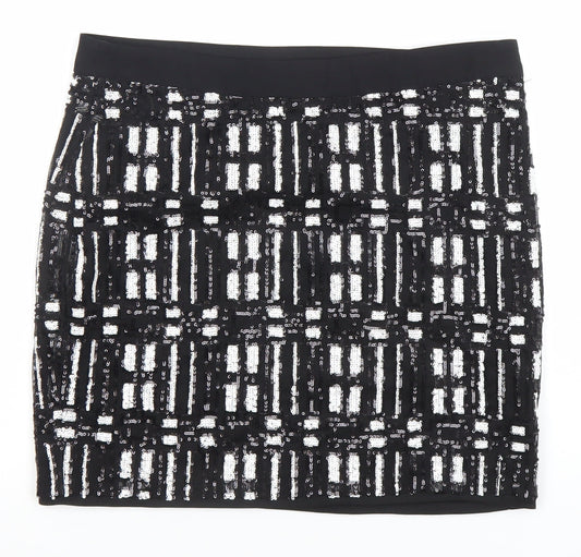 Womens UK Size 10 VERO MODA Straight & Pencil Satin Skirt