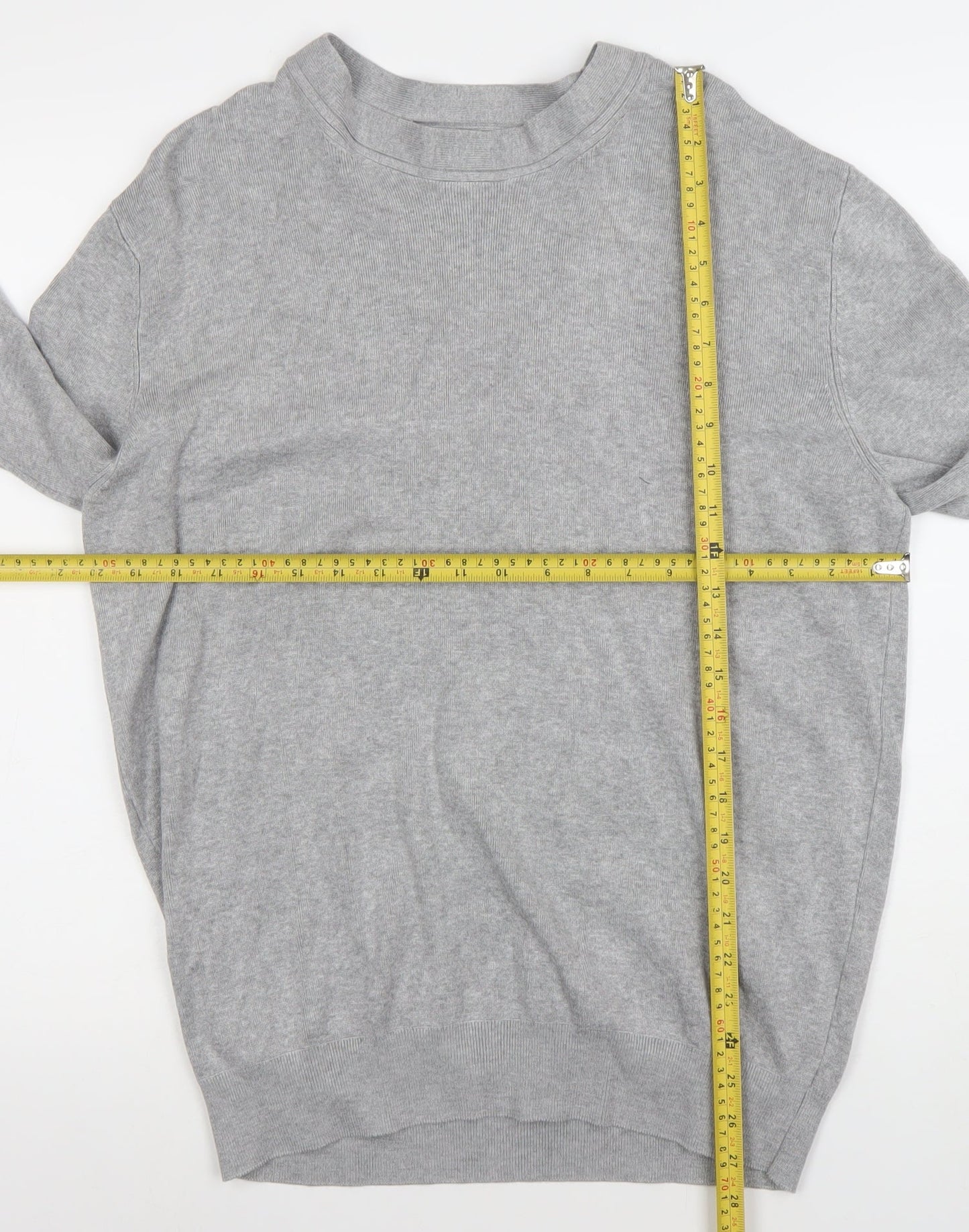 Womens UK Size 14 Zara Grey Pullover Jumper