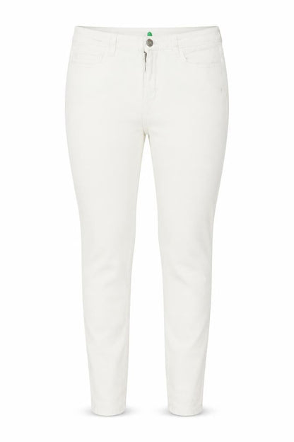 Womens UK Size 12 United Colors of Benetton Slim Fit Skinny Ivory Jeans