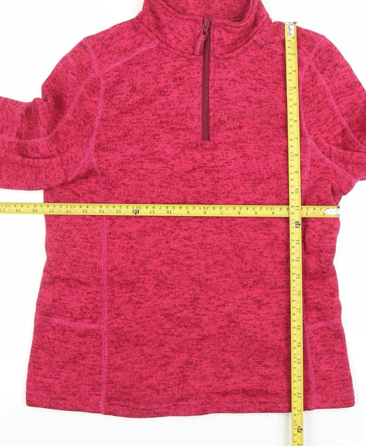 Womens UK Size 10 Mountain Warehouse Pink Pullover Sweatshirt