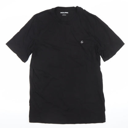 Mens UK Size L JACK & JONES Black  T-Shirt