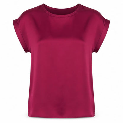 Womens UK Size 10 VILA Purple Basic Blouse