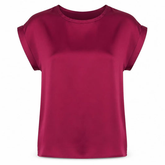 Womens UK Size 10 VILA Purple Basic Blouse