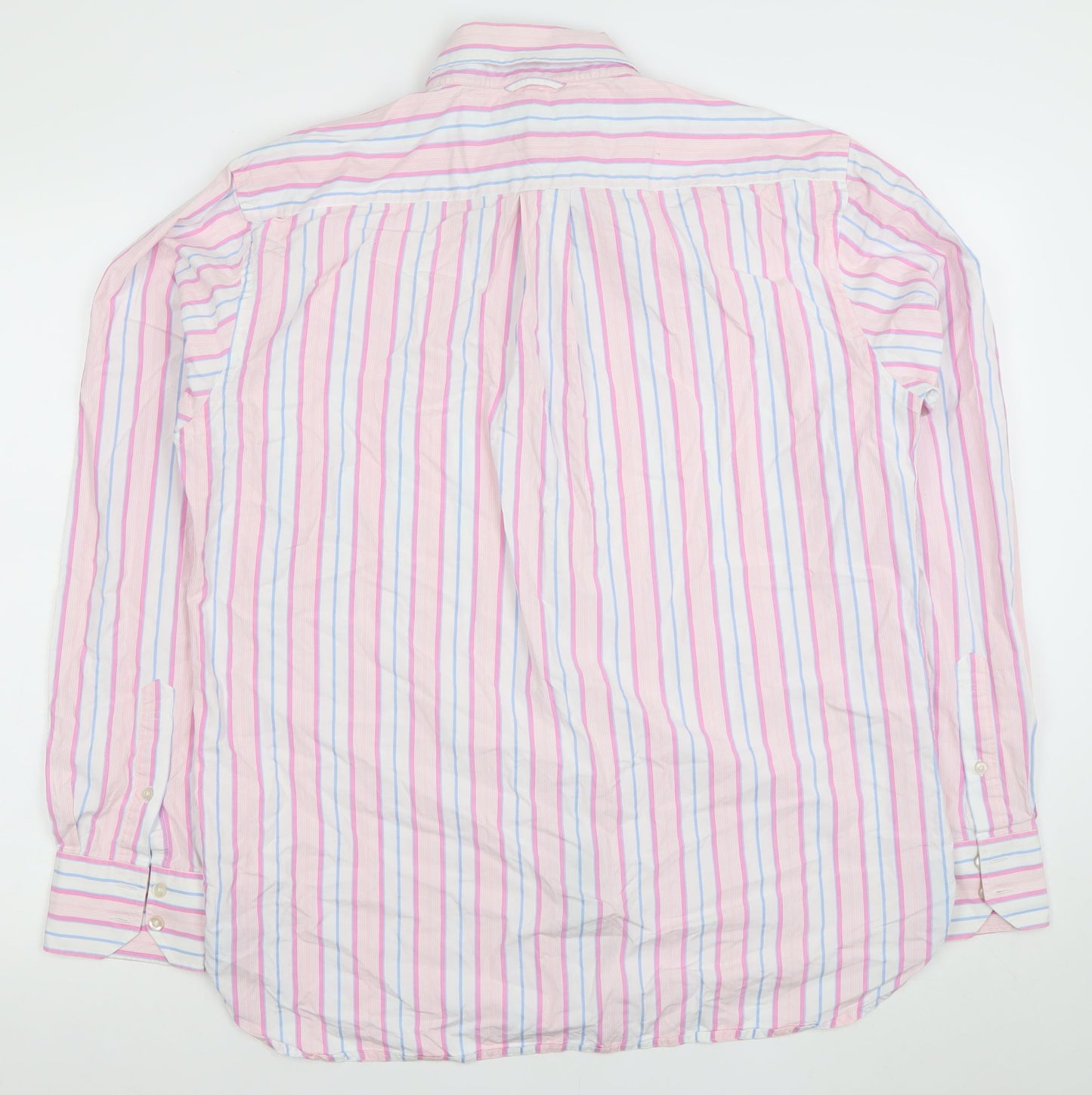 Tommy Hilfiger Men's Multicoloured Striped Long Sleeve Dress Shirt Size L