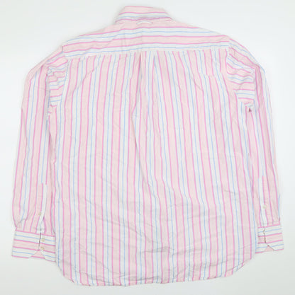 Tommy Hilfiger Men's Multicoloured Striped Long Sleeve Dress Shirt Size L