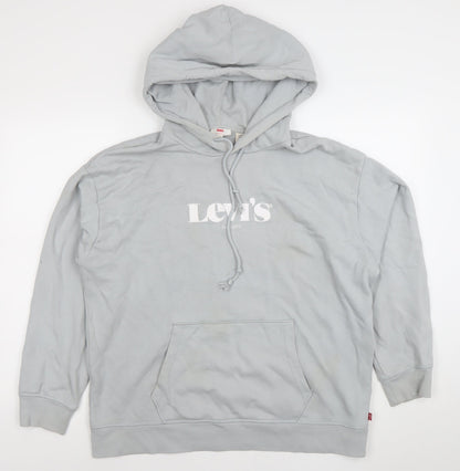 Womens UK Size XL Levi's Grey Pullover Hoodie