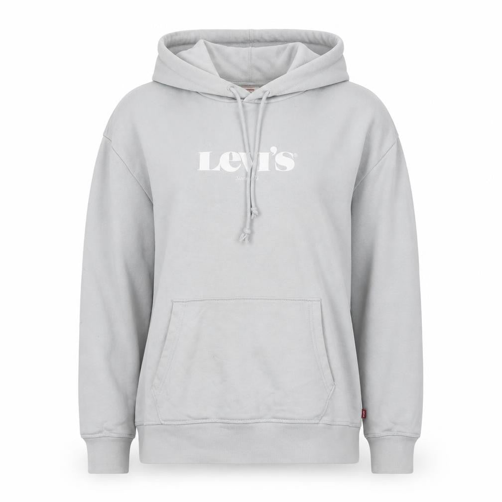 Womens UK Size XL Levi's Grey Pullover Hoodie