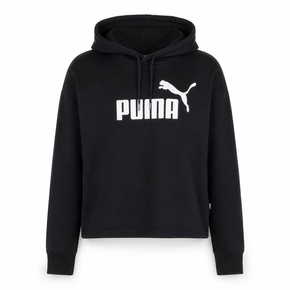 Womens UK Size XS PUMA Black Pullover Hoodie