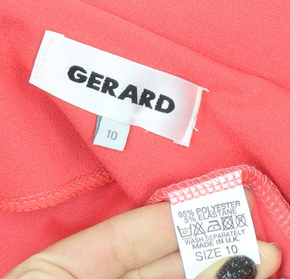 Womens UK Size 10 Gerard Regular Pink Suit Jacket