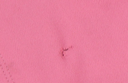 Nike Women's Pink Dri-Fit 1/4 Zip Long Sleeve Running Top Size S