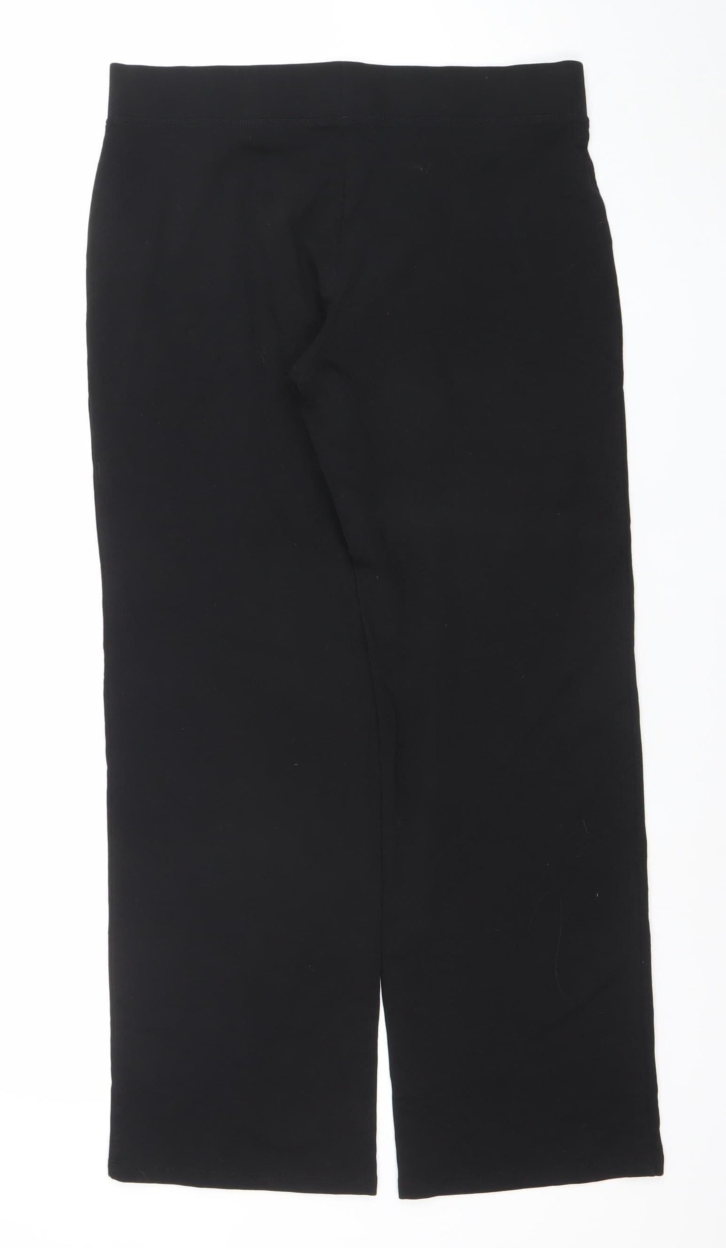Marks and Spencer Women's Black Slim Fit Stretch Active Leggings Size 12