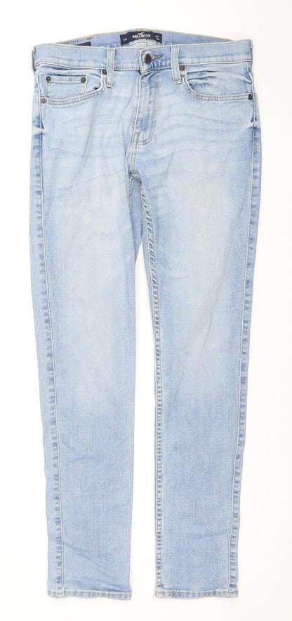 Hollister Men’s Light Blue Slim Fit Skinny Denim Jeans W31 L32