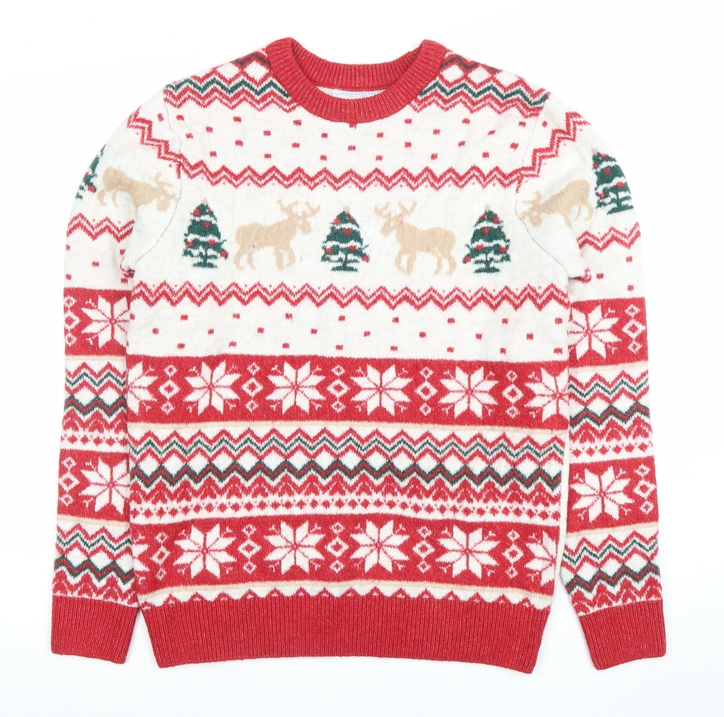 Primark Men's Multicoloured Christmas Fair Isle Jumper S