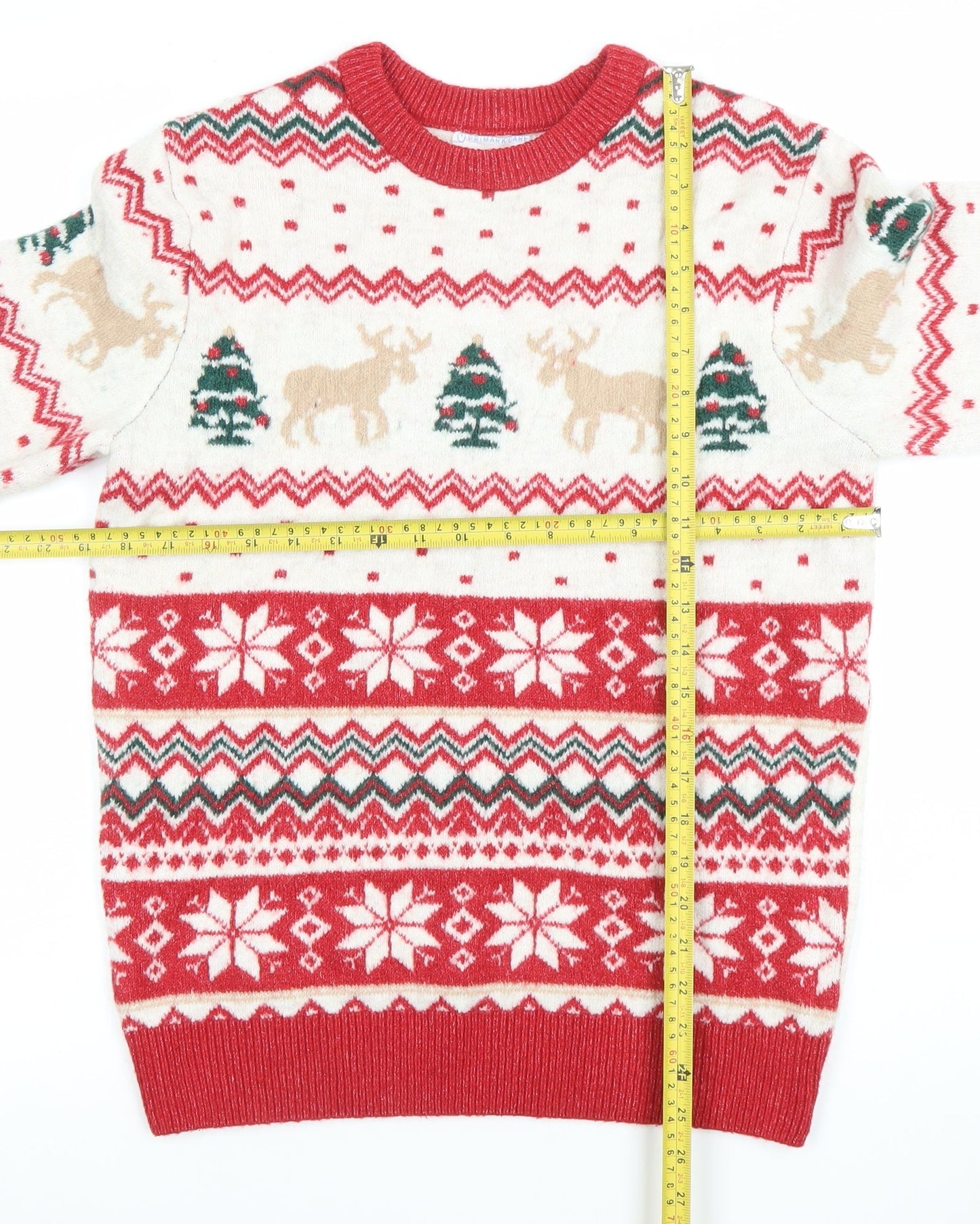 Primark Men's Multicoloured Christmas Fair Isle Jumper S
