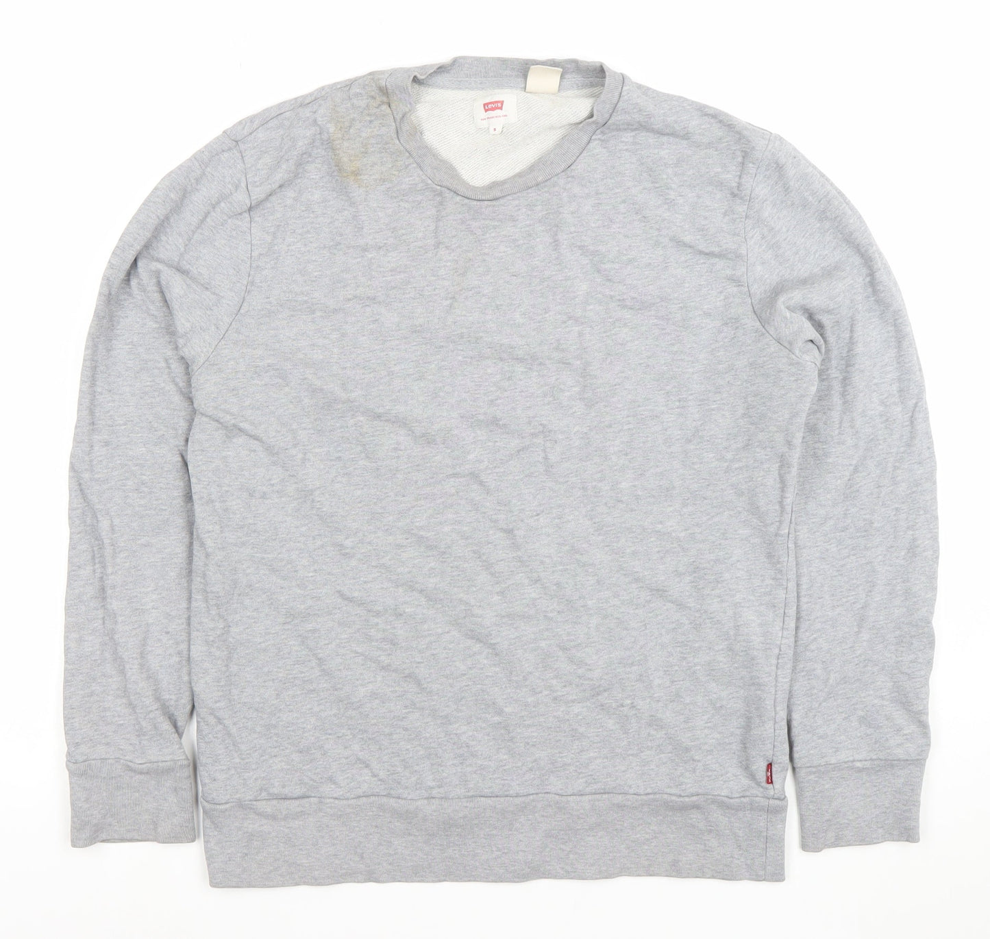 Mens UK Size S Levi's Grey Pullover Sweatshirt