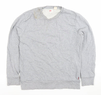 Mens UK Size S Levi's Grey Pullover Sweatshirt