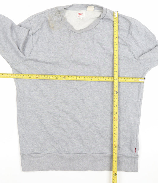 Mens UK Size S Levi's Grey Pullover Sweatshirt