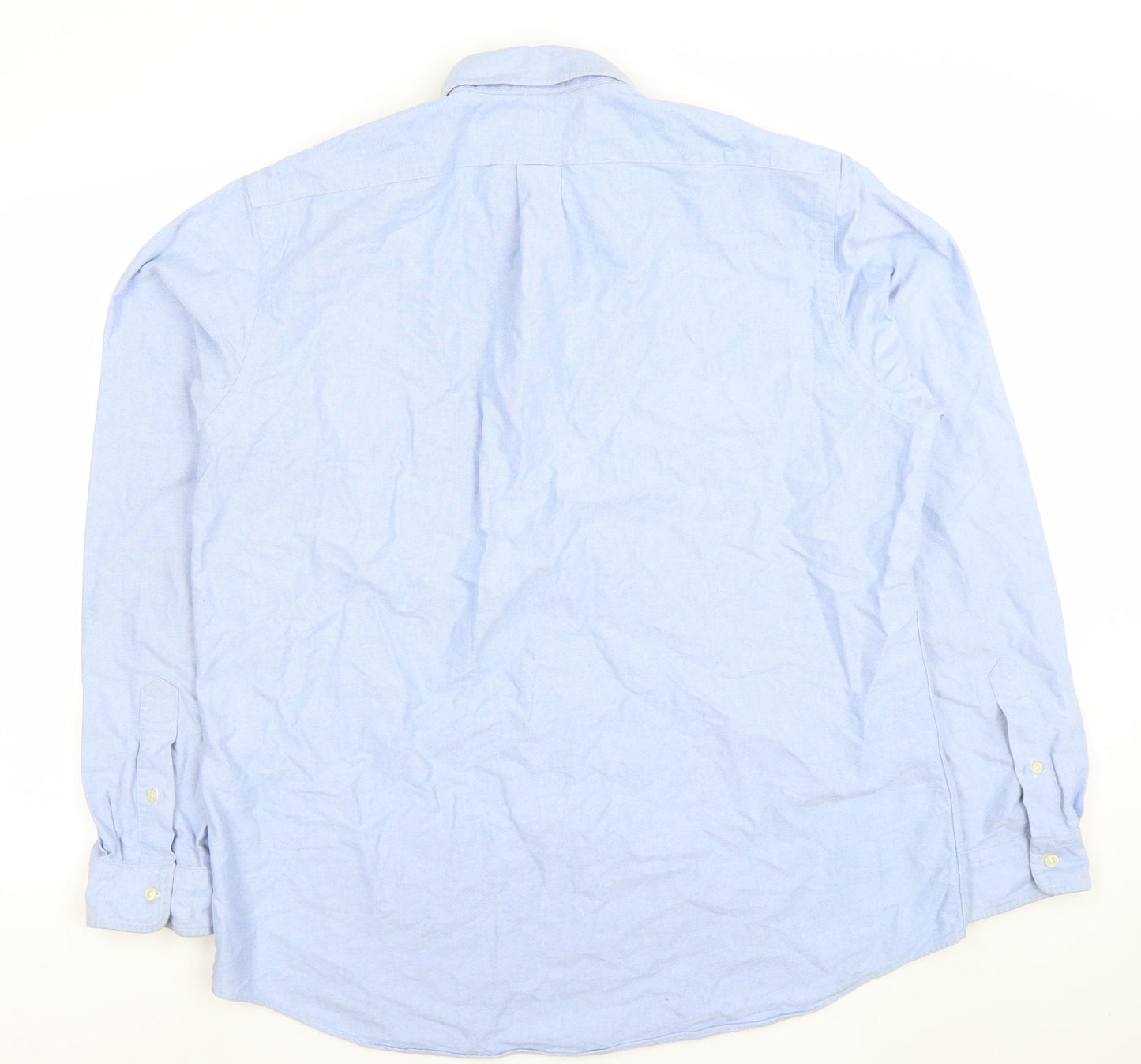 Ralph Lauren Men’s Blue Classic Fit Oxford Cotton Shirt XL Long Sleeve