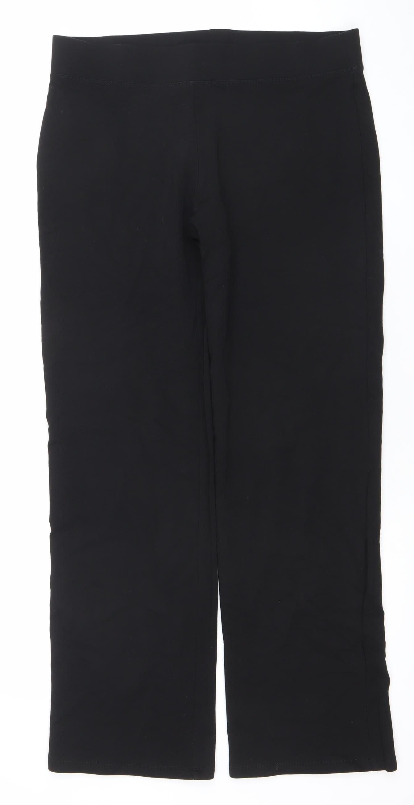 Marks and Spencer Women’s Black Size 12 Cotton Stretch Leggings