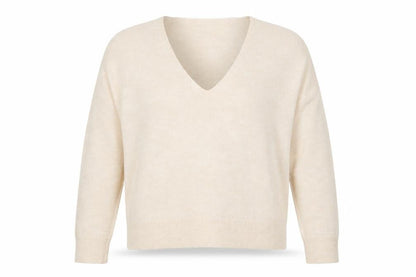 Womens UK Size M MNG Beige Pullover Jumper