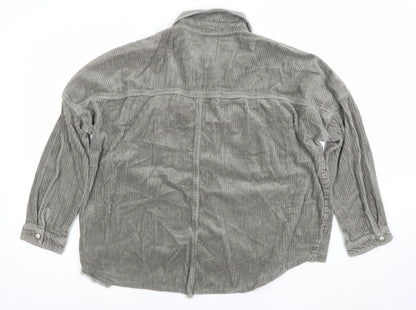 Womens UK Size 14 Zara Grey Basic Jacket
