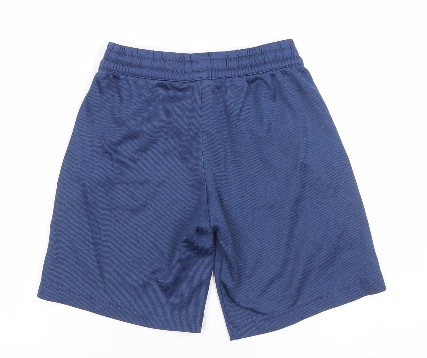 adidas Boys Blue Messi Athletic Football Shorts 9-10 Years 100% Polyester