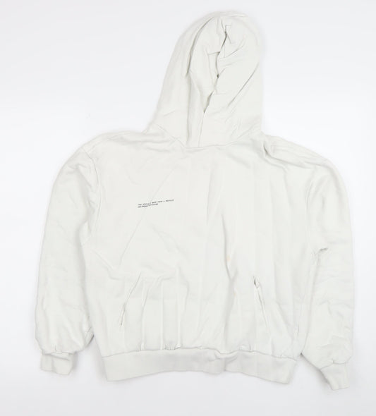 Womens UK Size M Pangaia White Pullover Hoodie