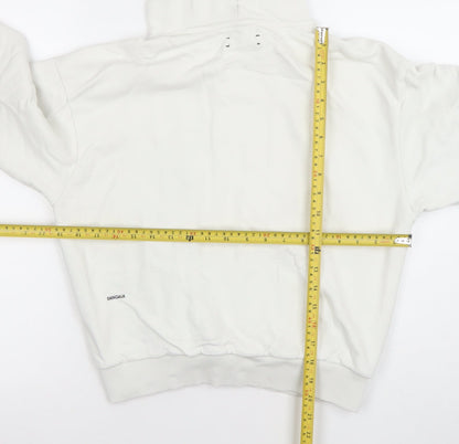 Womens UK Size M Pangaia White Pullover Hoodie