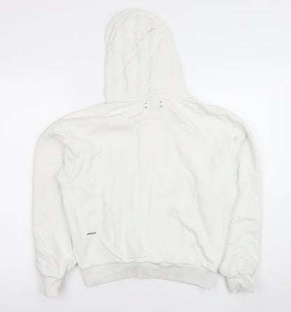 Womens UK Size M Pangaia White Pullover Hoodie