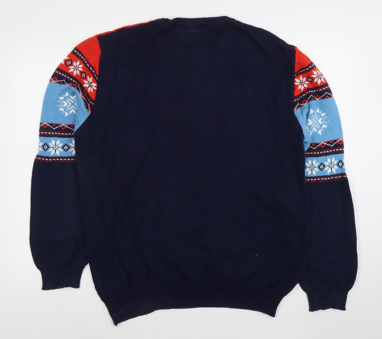 Marvel Men’s 2XL Multicoloured Captain America Fair Isle Christmas Jumper