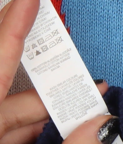 Marvel Men’s 2XL Multicoloured Captain America Fair Isle Christmas Jumper