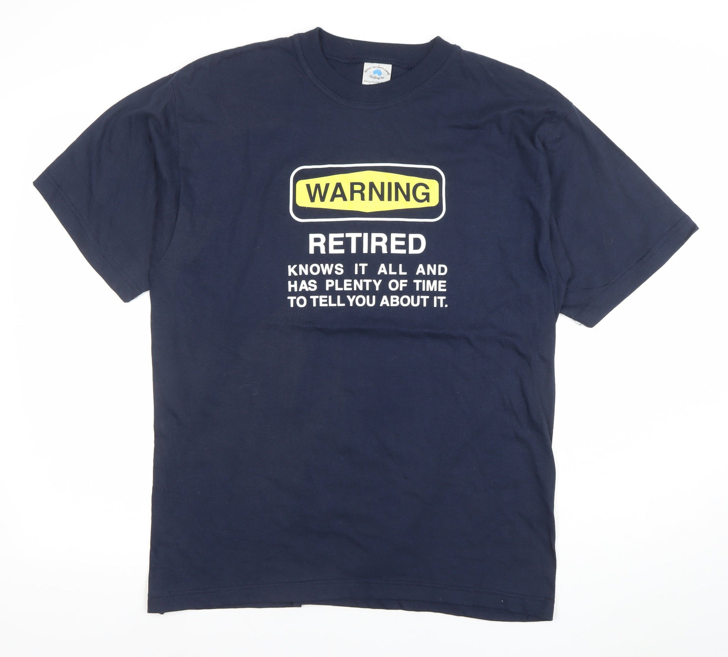 Mens UK Size L Great Southern Land Clothing Co. Blue  T-Shirt