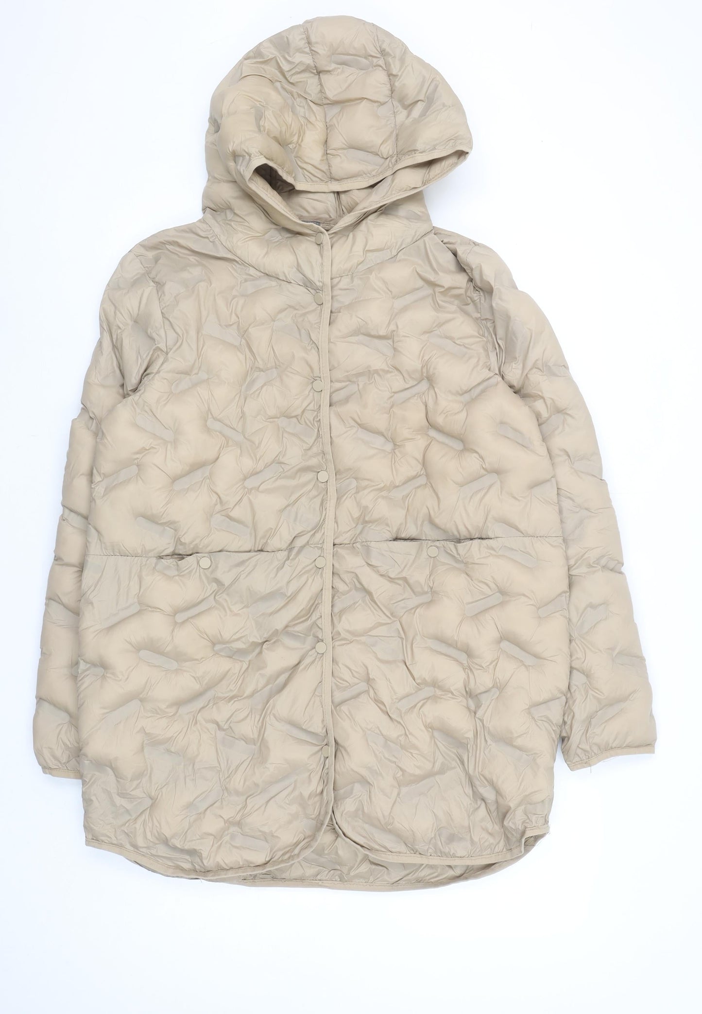 Womens UK Size 10 Beloved Beige Puffer Jacket